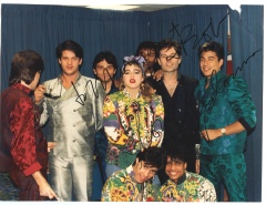 madonna backstage signed